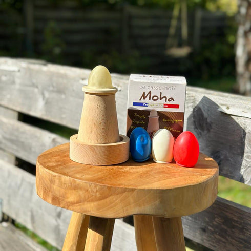 Le casse-noix MOHA + 3 membranes (Bleu/Blanc/Rouge)