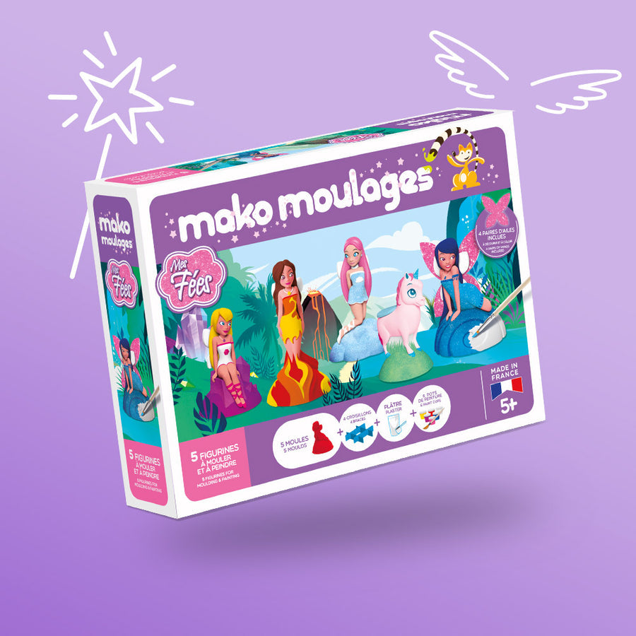 Mako Moulages - Mes fées Coffret 5 moules - L'AR Boutique